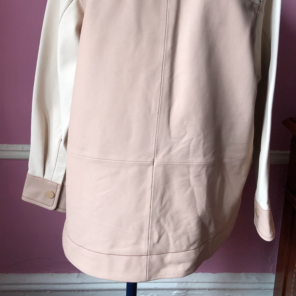 Scotch&Soda blush Pink Leather Jacket - Picture 8 of 15
